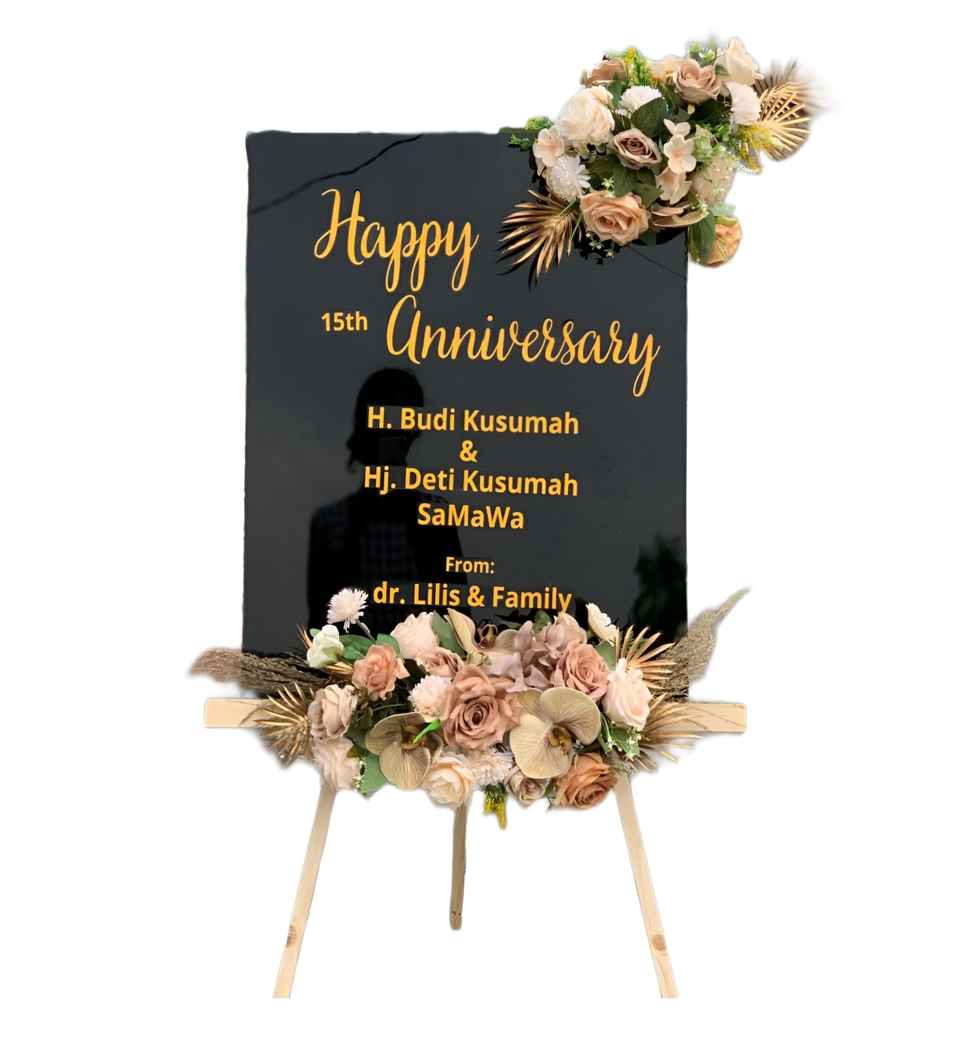 Papan Bunga Akrilik Ogan Komering Ulutimur